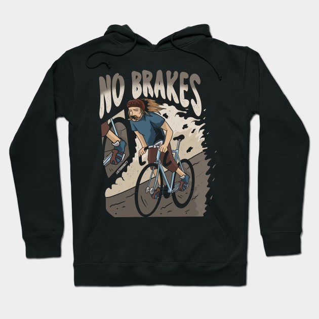 fixed gear no brake Hoodie by lasthopeparty